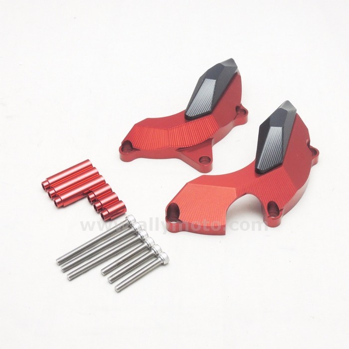 96 Yzf -R3 Engine Stator Frame Slider Protector Yamaha - R3 R25 2013-2016 Naked Guard Cover Pad Red@2